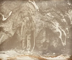 Mariposa Grove. Portrait of Galen Clark
